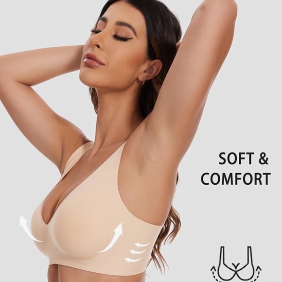 VINFACT ⭐️NWT⭐️ size large nude bra - Picture 4 of 5